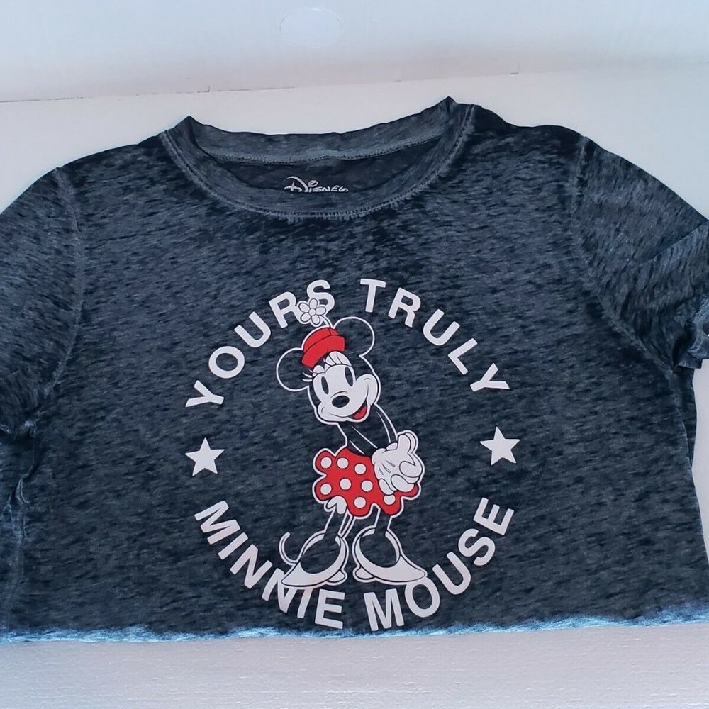 Disney Medium Adults Minnie Mouse Yours Truly Gray